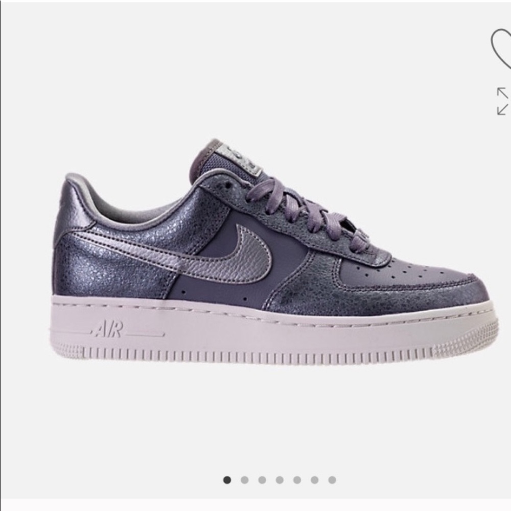 purple metallic air forces